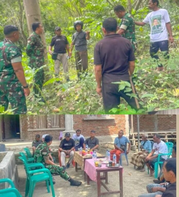 Warga Jemburea Sambut Tinjauan Dandim 1602/Ende