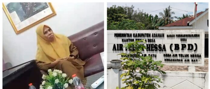 Dana Desa Air Teluk Hessa Rp 76 Juta GaibTidak Transparan