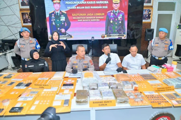 Polrestabes Bandung Ungkap Kasus Narkotika di Ramadan 2026