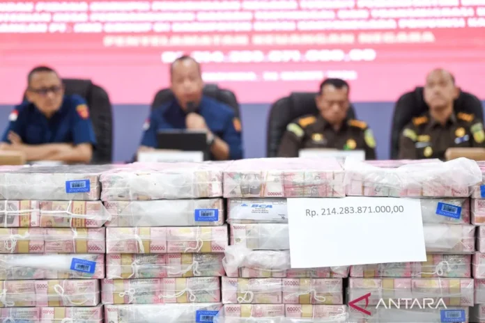 Kejati Kaltim Sita Dana Hasil Korupsi Senilai Rp214 Miliar