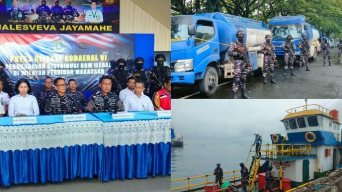 TNI AL Tangkap Penyelundupan 106 KL Solar Ilegal