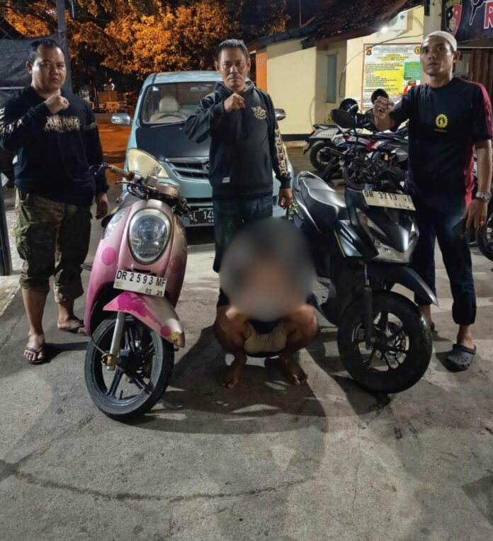 Polisi Tangkap Pelaku Curanmor di Kos-kosan Pagutan Timur