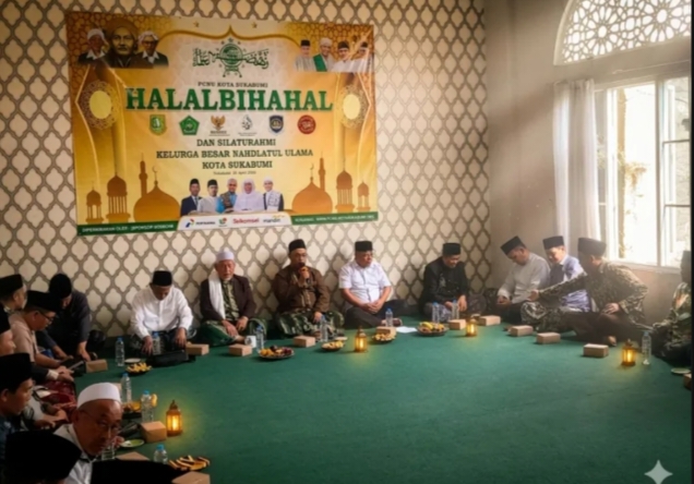 Silaturahmi Terbatas PCNU Kota Sukabumi di Momen Halal Bihalal