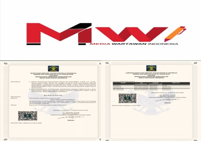 Perkumpulan Media Wartawan Indonesia (MWI) resmi berdiri sebagai wadah silaturahmi, ukhuwah, dan persaudaraan bagi seluruh insan media di Indonesia.