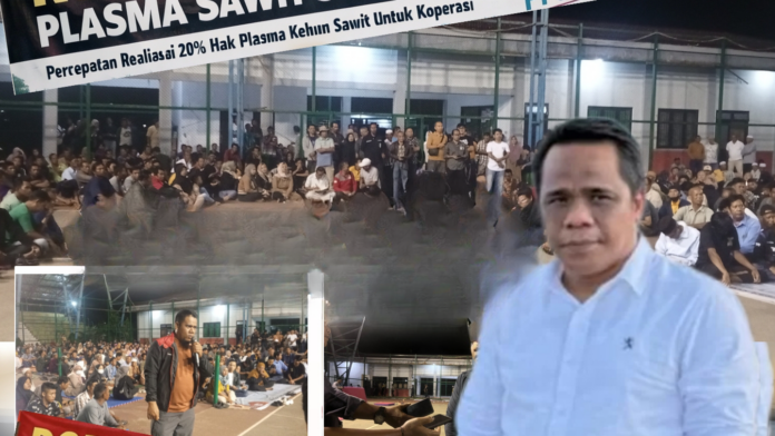 Wakil Ketua I DPRD Seruyan menghadiri konsolidasi realisasi plasma 20 persen PT STP bersama koperasi dan masyarakat di Seruyan