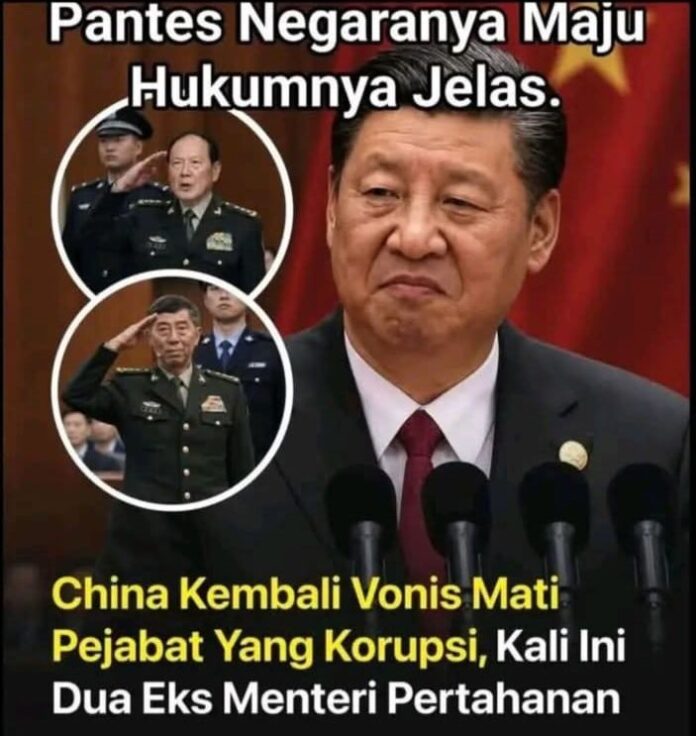 China berhasil menekan praktik korupsi karena memiliki sistem pengawasan yang ketat.