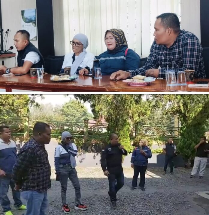 Gabungan LSM Gelar Aksi Damai di Kantor Balai Besar Taman Nasional Kerinci Seblat