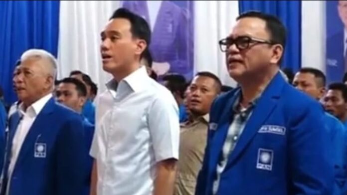 Iskandar PAN OKI menghadiri pelantikan relawan PAN Kabupaten OKI
