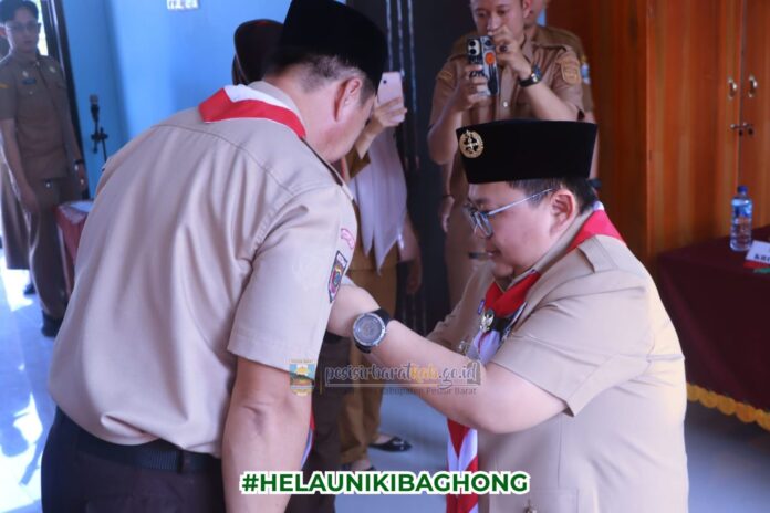 Irawan Topani lantik pengurus Pramuka Pesisir Barat di Krui Selatan