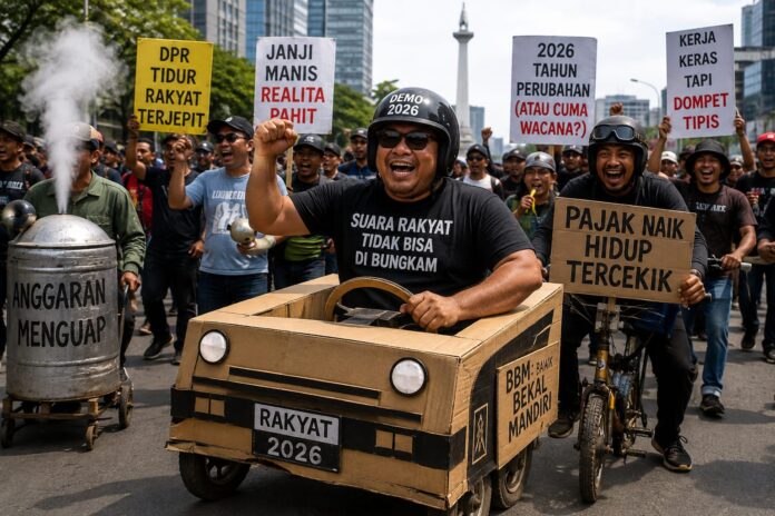 Prof Dr Sutan Nasomal menyampaikan pandangan tentang aksi demo dan komunikasi rakyat pemerintah