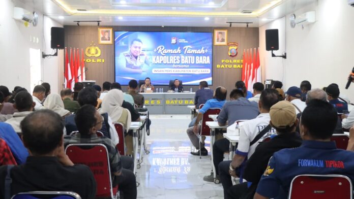 Temu Ramah Insan Pers Batu Bara bersama Kapolres Batu Bara