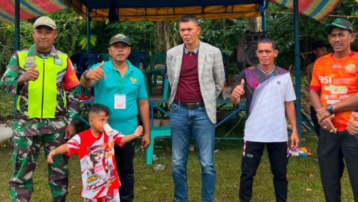 Mustafa Gaseu Buka Turnamen Sepak Bola Antar Desa di Sungai Mas