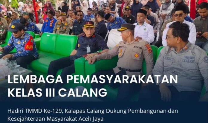 TMMD Ke-129 Kodim 0114 Aceh Jaya di Desa Teupin Raya bersama TNI, pemerintah dan masyarakat