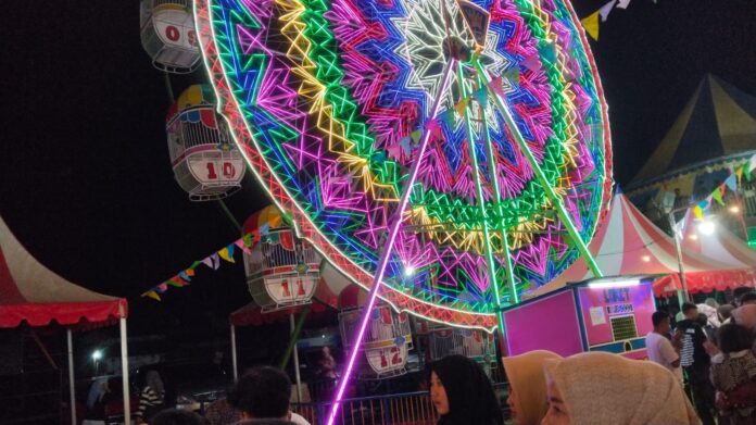 Pasar malam SAFARIA di Pulung Kencana Tulangbawang Barat