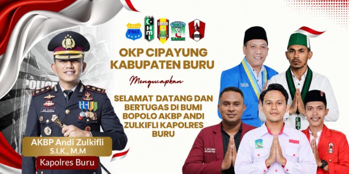 OKP Cipayung Plus Kabupaten Buru Sambut Kapolres Baru di Bumi Bupolo