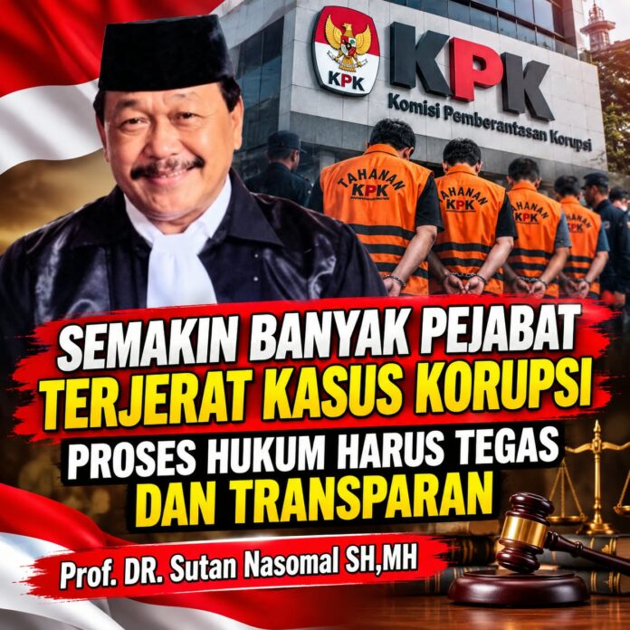 Prof. DR. Sutan Nasomal menyoroti penegakan hukum era Prabowo