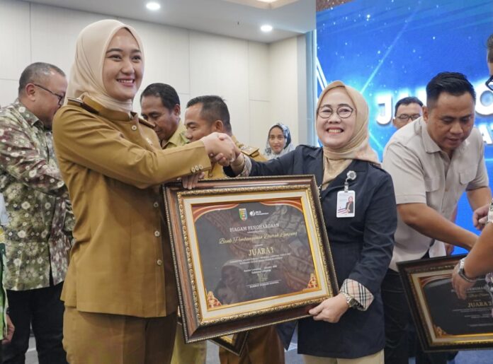 Wagub Jihan menghadiri Jamsostek Award Lampung 2025